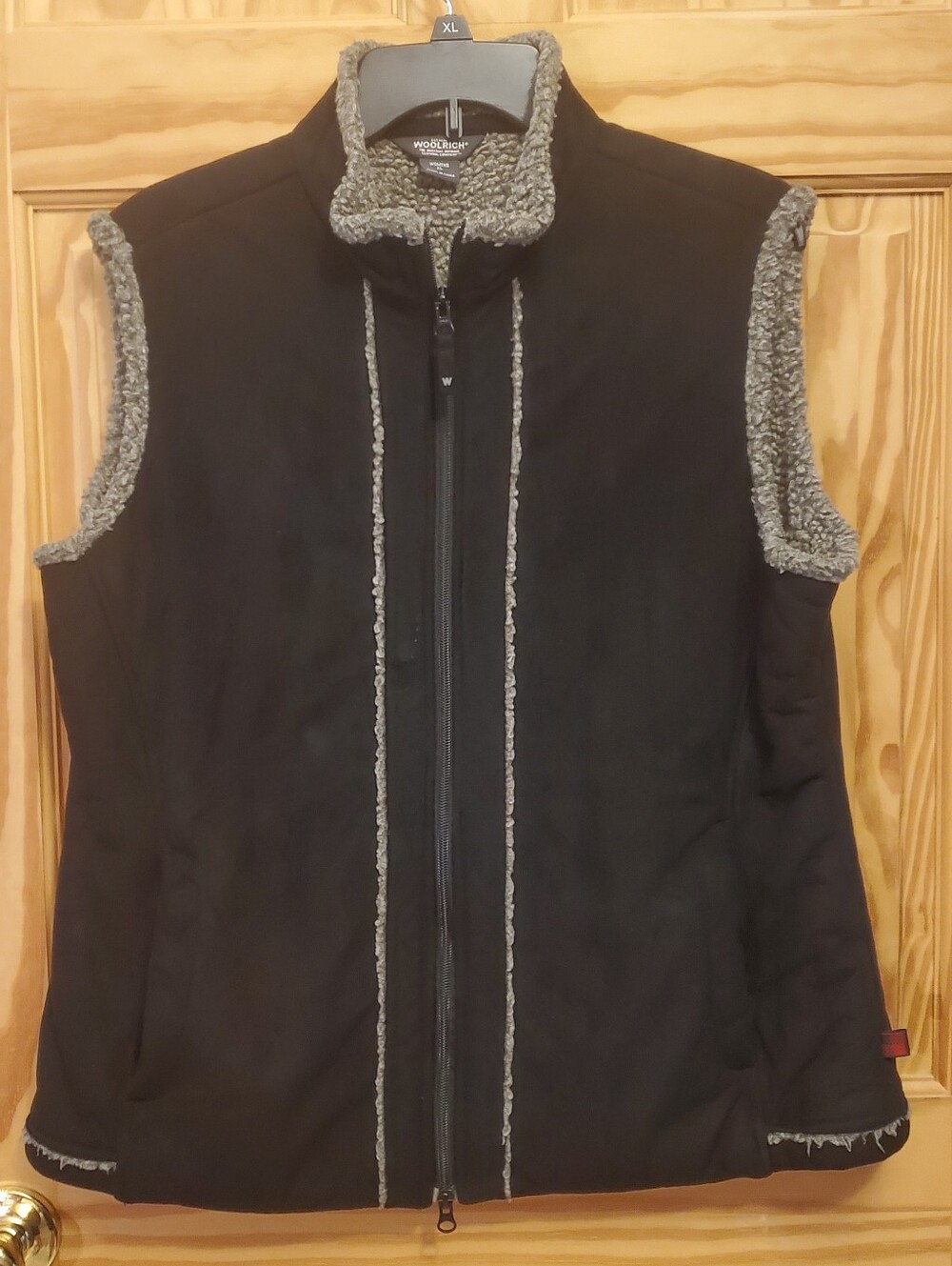 Woolrich Sherpa Black Lined Vest Extra Large XL